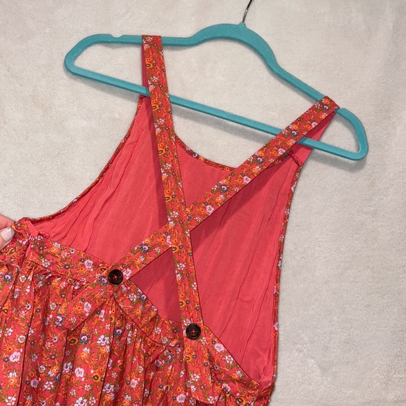 NWT Free People Petunia floral cotton mini dress, size Small & medium - Picture 6 of 12